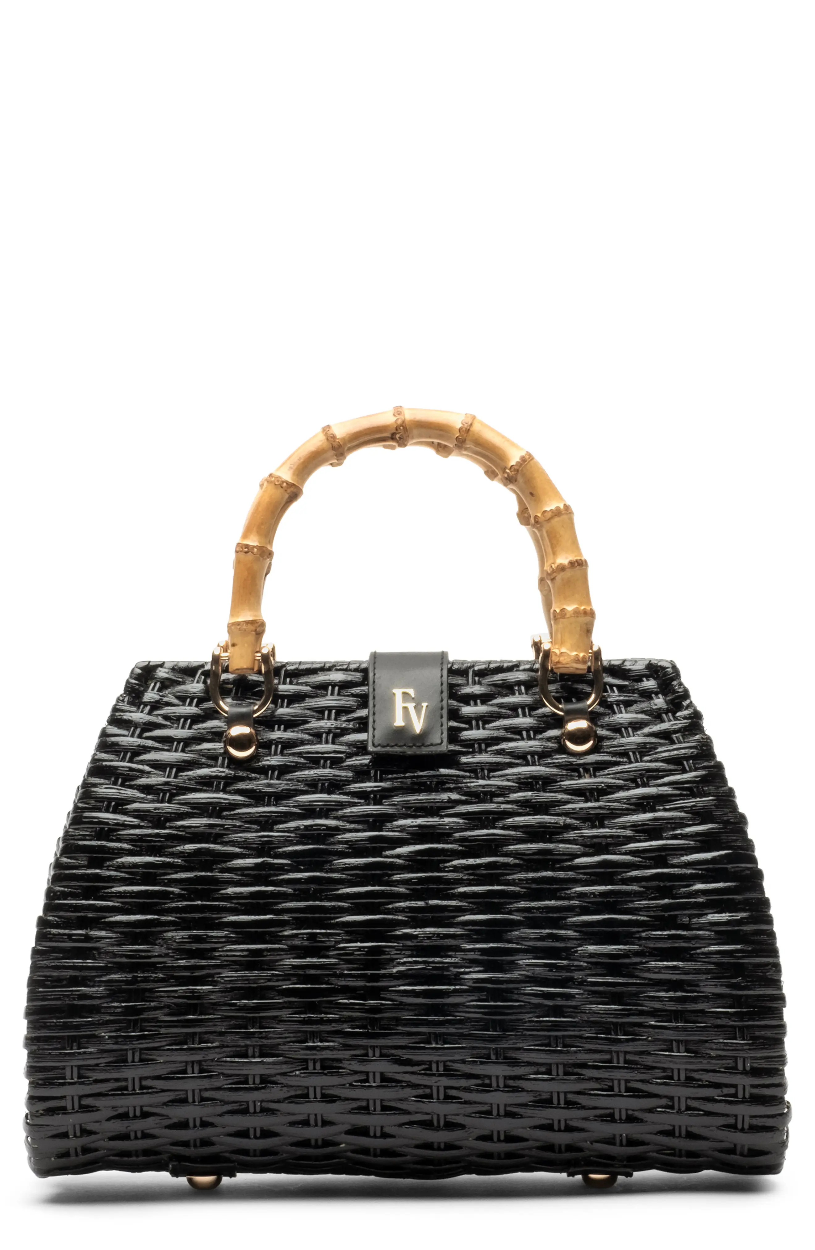 Rooster Woven Wicker Top Handle Bag (Women) | Nordstrom | Nordstrom