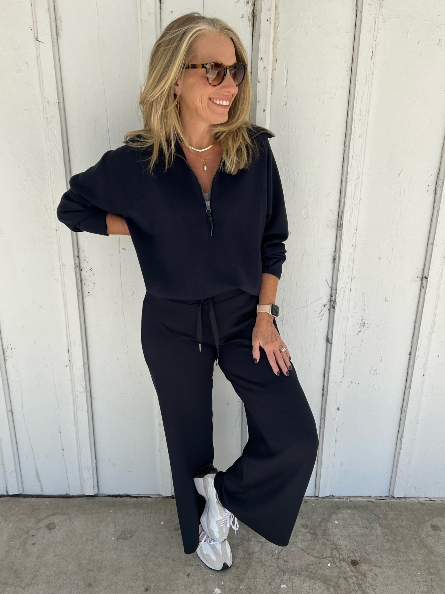Spanx AirEssentials! 
Fall is in the air and that has me grabbing only the coziest clothes. 

Grab these TODAY while you can use the code WELCOME20 for 20% off one purchase. If you miss that code, use LISAXSPANX for 15% off all the time. 

Wearing small top and PM bottoms 

Perfect travel look! 

#LTKOver40 #LTKSaleAlert #LTKTravel