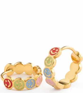 Smiley Face Hoop | Nordstrom