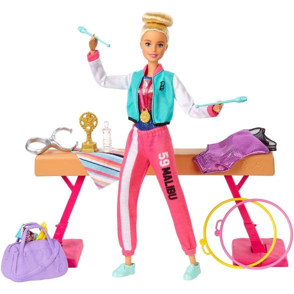 Barbie You Can Be Anything Gymnast Doll Playset | Target