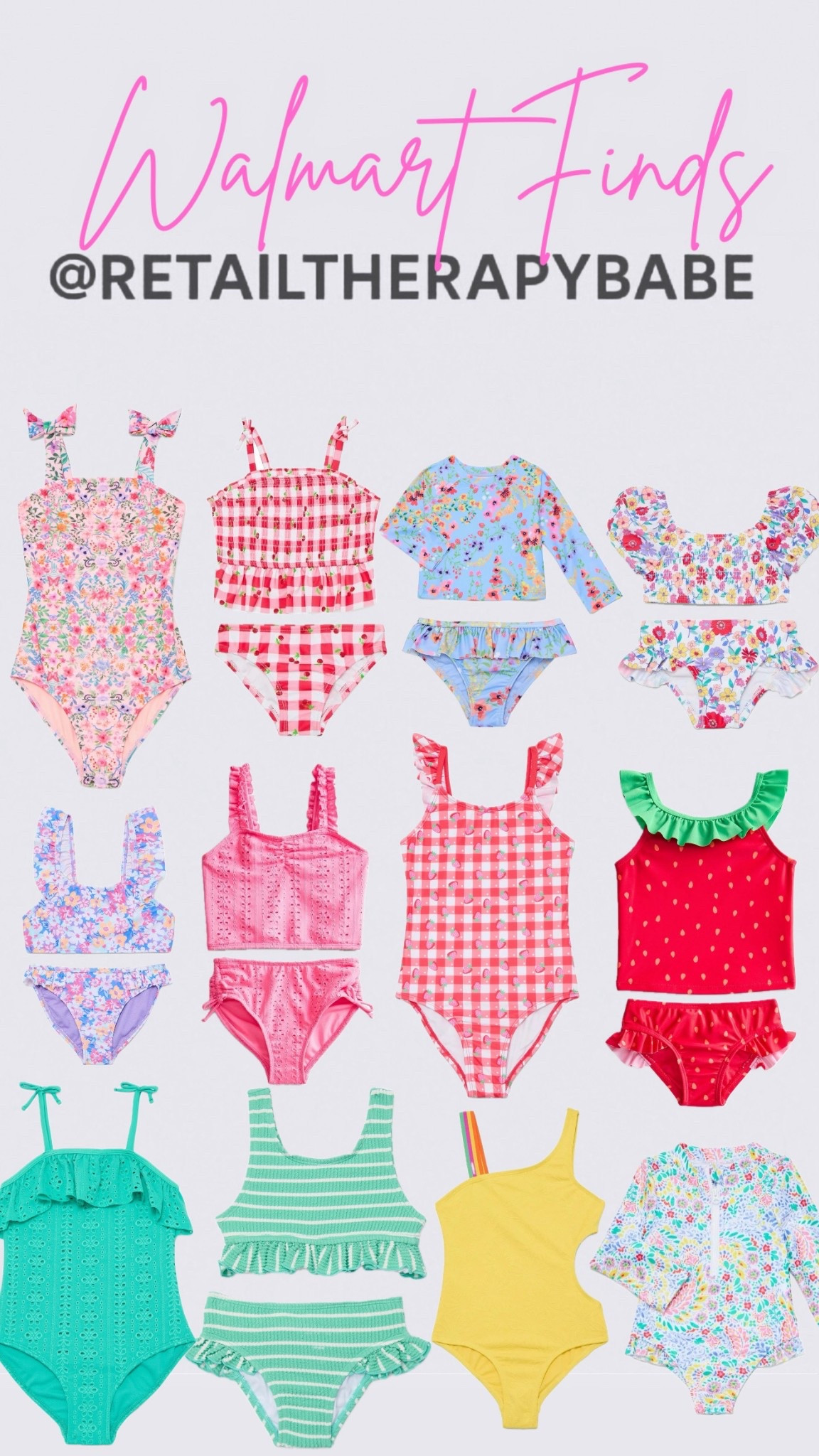 Walmart girls swim drop 