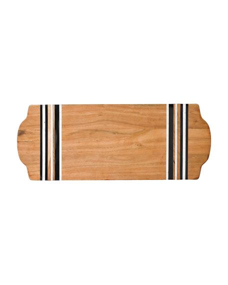 Juliska Stonewood Stripe Large Serving Board | Neiman Marcus