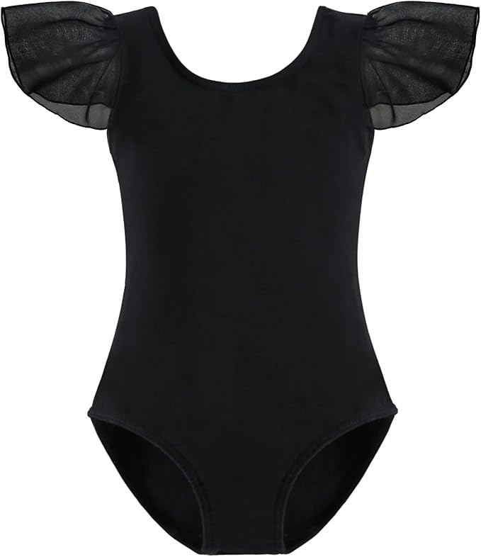 Stelle Girl's Ruffle Short Sleeve Leotard for Dance, Gymnastics and Ballet (Toddler/Little Girl/B... | Amazon (US)