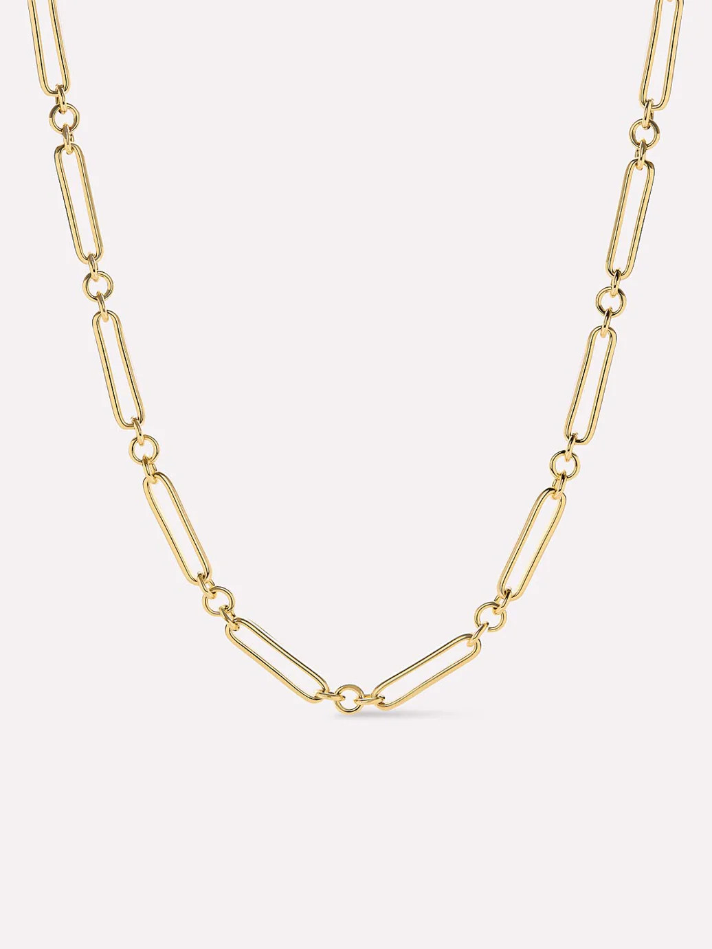 Gold Paperclip Necklace - James | Ana Luisa