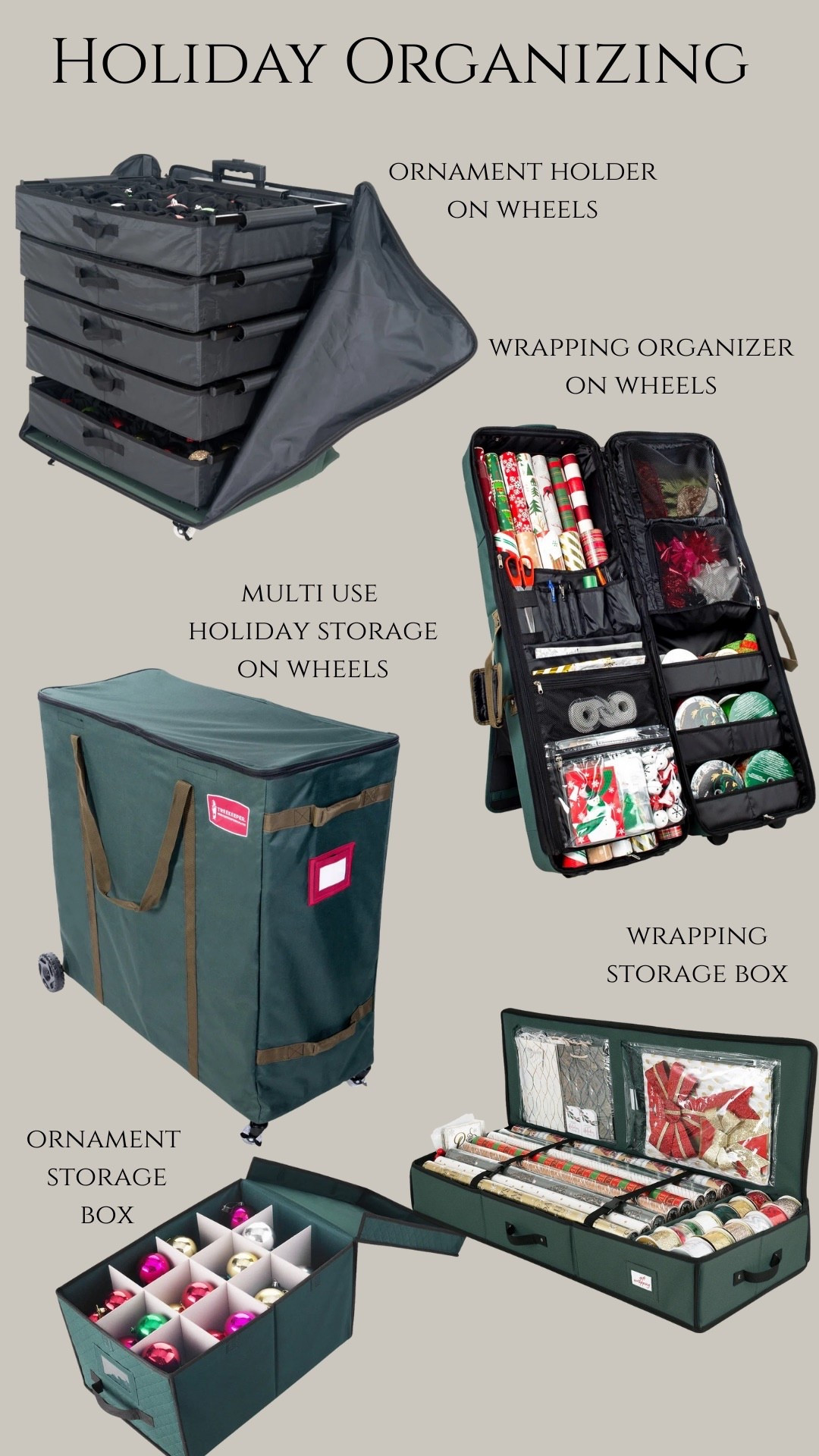 Don’t wait til after Christmas to get your holiday organizers!  I just bought mine because I tried last year after Christmas and they were all sold out!
I linked the rolling options @wayfair that I bought and then more affordable options as well!  Happy organizing!

#WayfairPartner #Wayfair #ad #holidayorganizing #holidayhome #christmas2025 

#ltkhome #ltksalealert  @shop.ltk #liketkit liketk.it

#LTKHoliday #LTKSaleAlert #LTKHome