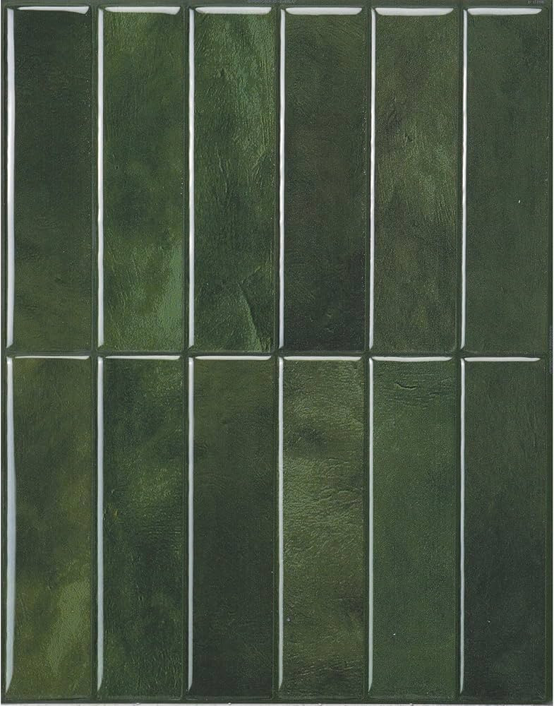 Smart Tiles SMART TILES Peel and Stick Backsplash - 5 Sheets of 11.43'' x 9'' - 3D Adhesive Peel ... | Amazon (US)