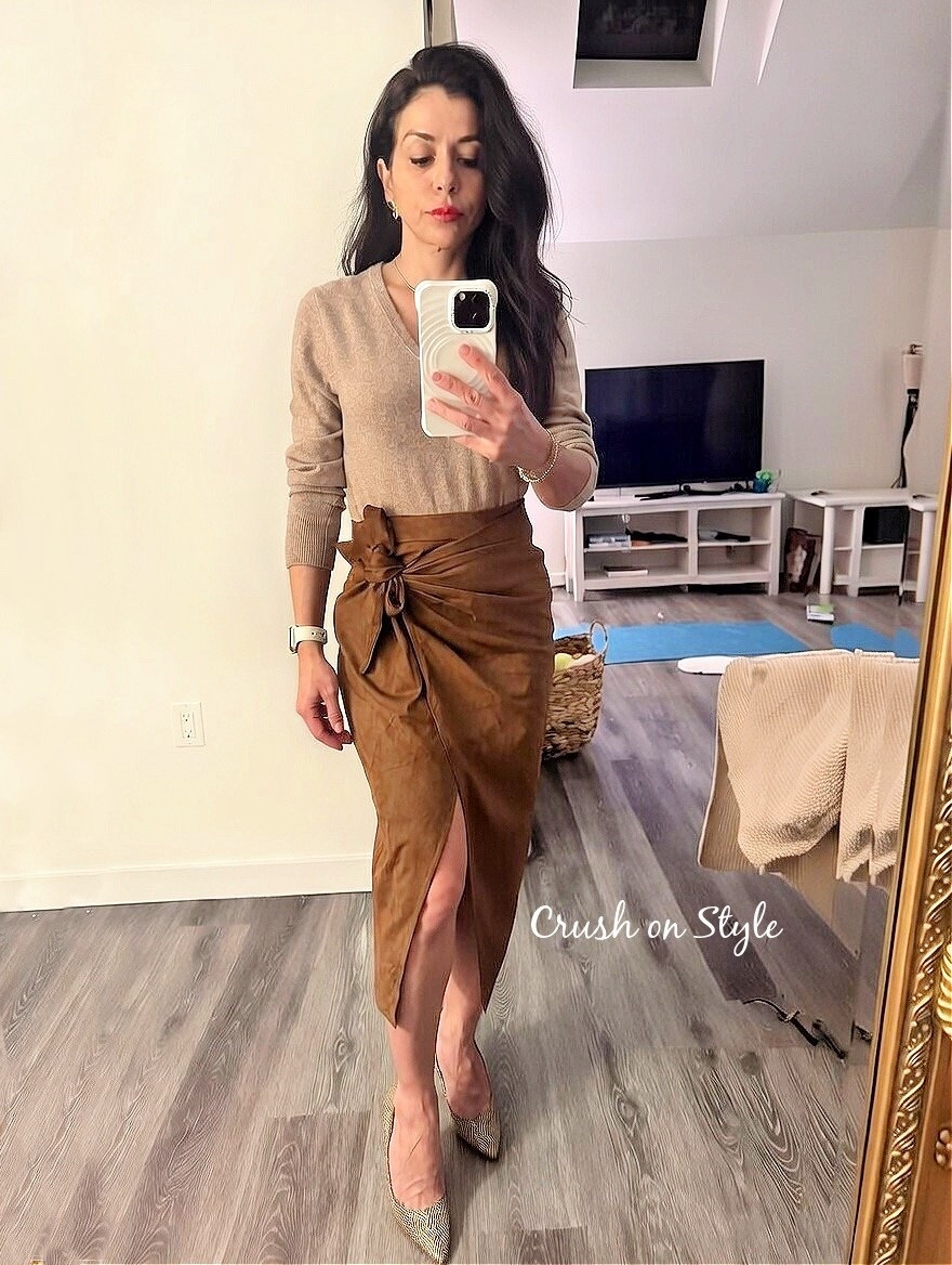 Wore this cashmere sweater and side tie skirt to a weekday date night💕Loved how comfy and put together it felt - don’t miss out on the sweater it’s ON SALE and comes in many colors, I own 5😳

#LTKootd #LTKSaleAlert #LTKdayinmylife