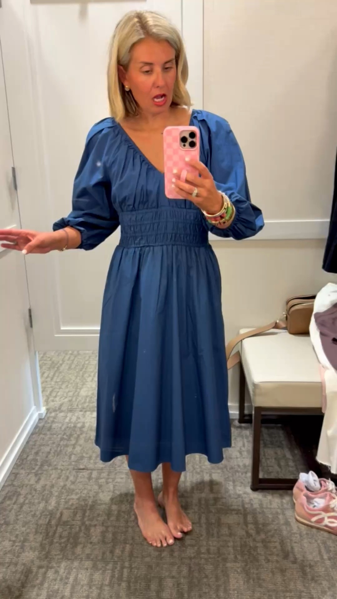 Obsessed with this one….the elastic waistband & neckline is so flattering! We are wearing this year around y’all! I’m wearing xs petite. 

#LTKmomlife #LTKdayinmylife #LTKOver40