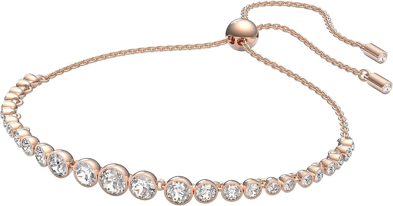 SWAROVSKI Women's Emily Tennis Style Bracelet Collection, Clear Crystals, Blue Crystals, Pink Cry... | Amazon (CA)