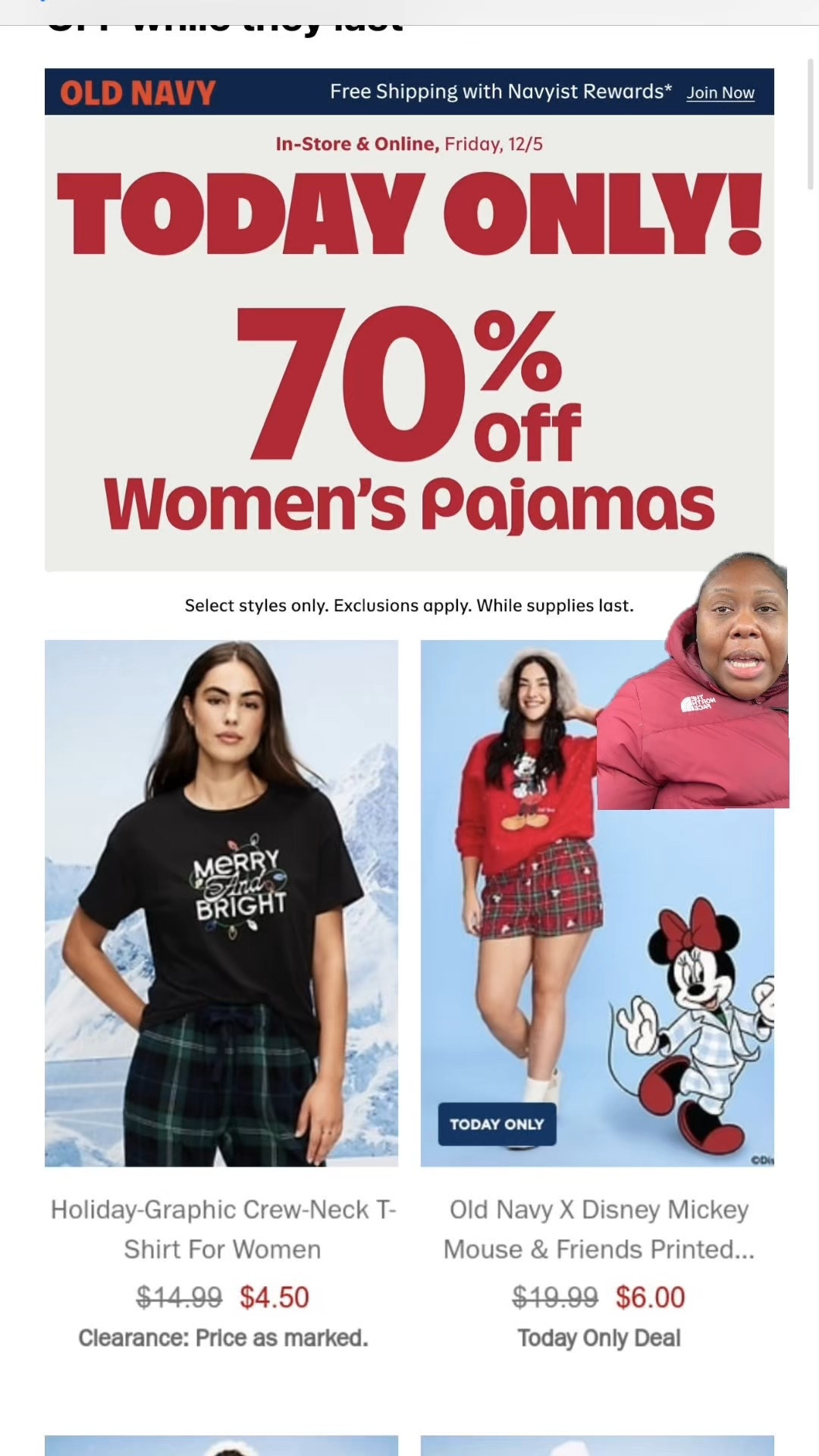 Old navy women’s pjs 70% off

#LTKSeasonal #LTKGiftGuide #LTKHoliday