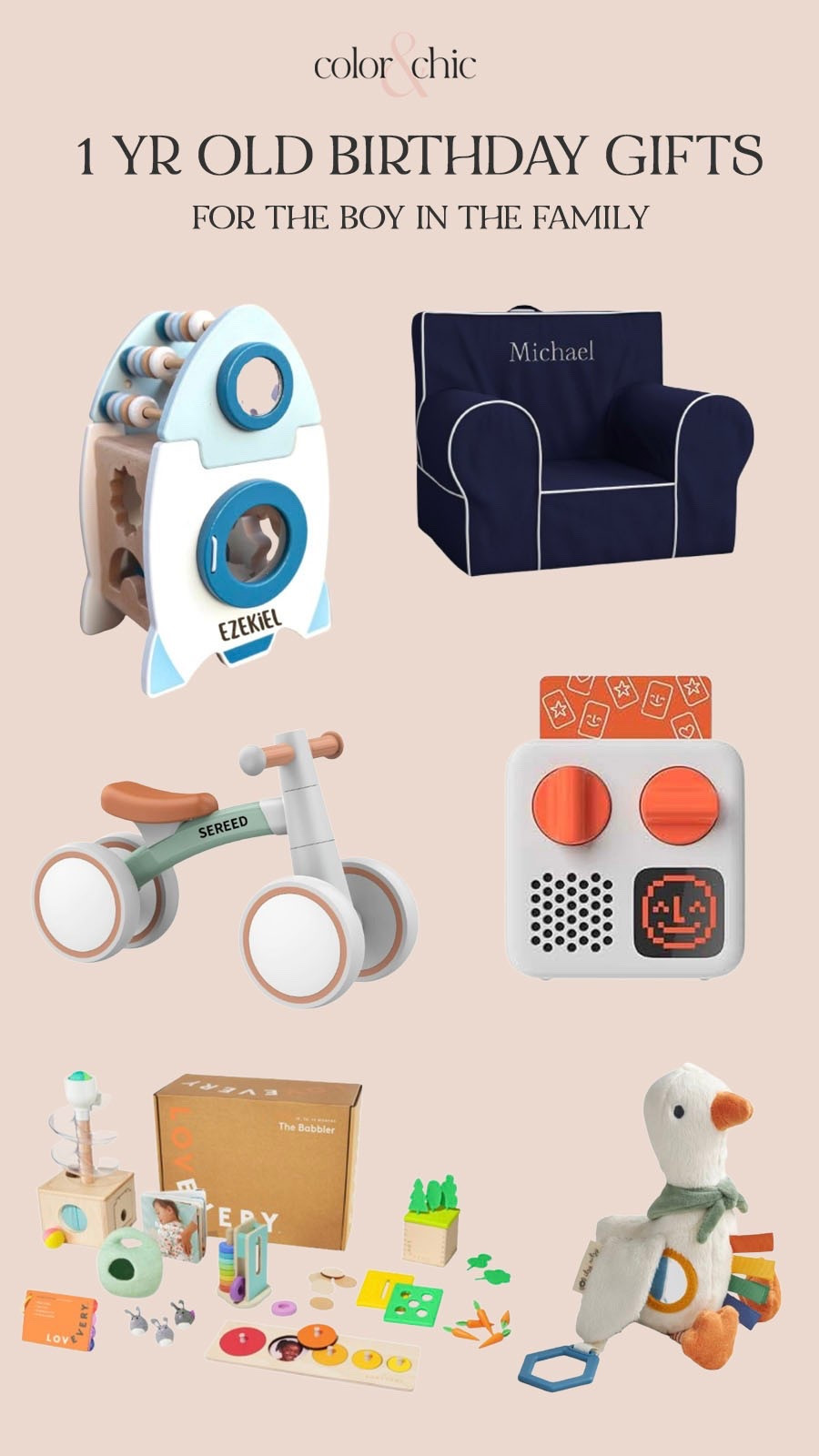 Birthday gifts for the 1 year old boy in your life! A lot of these can be used for little girls, too.

#LTKKids #LTKBaby