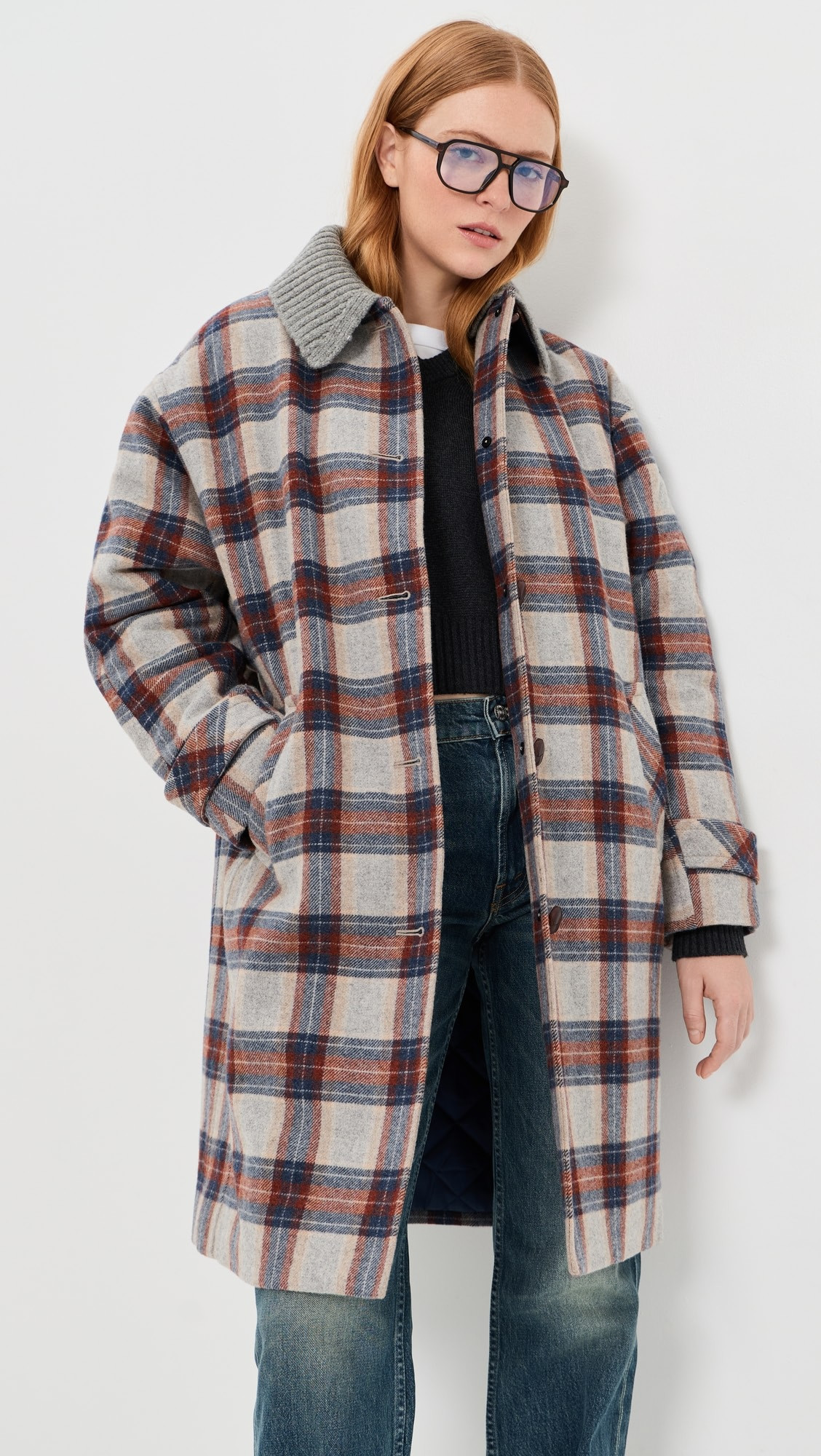 Laurent Dickey Collared Coat | Shopbop