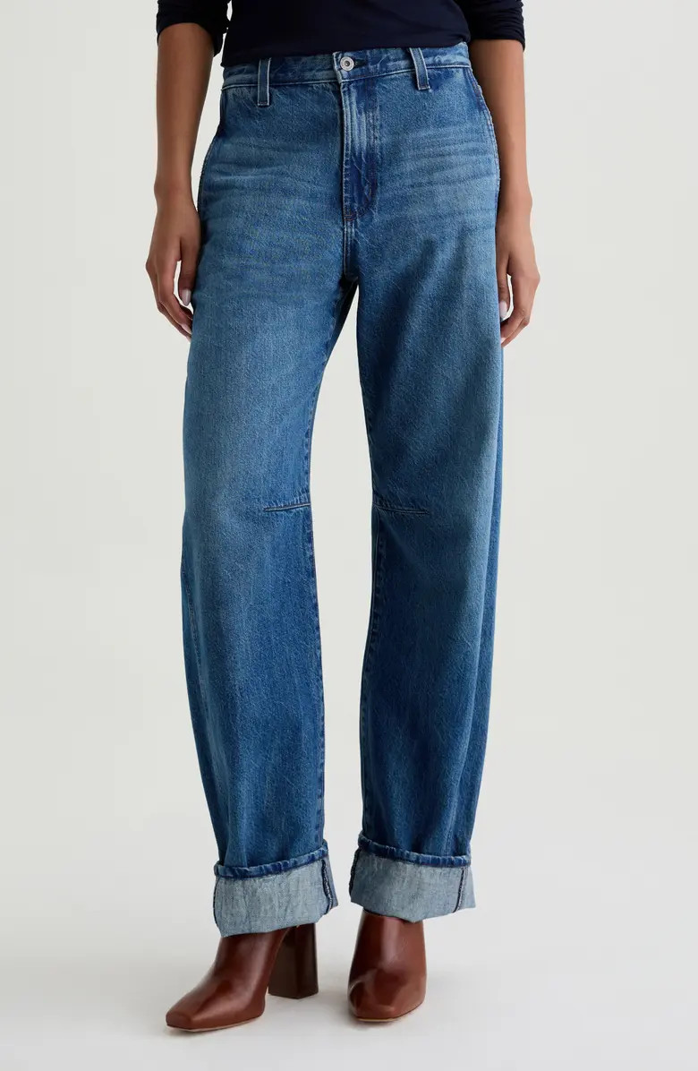 Mercer Cuffed Barrel Jeans | Nordstrom