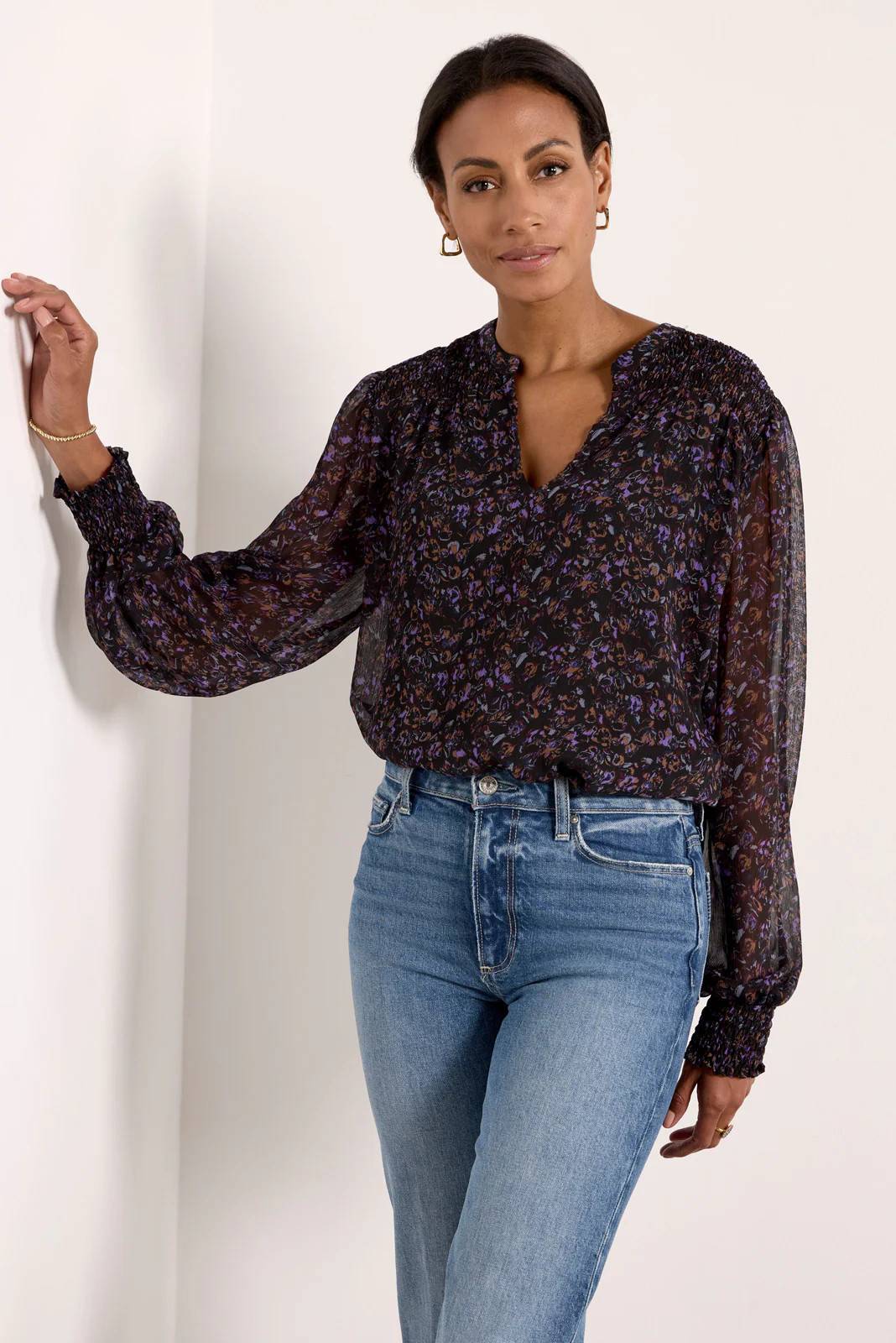 Petra Floral Blouse | Evereve