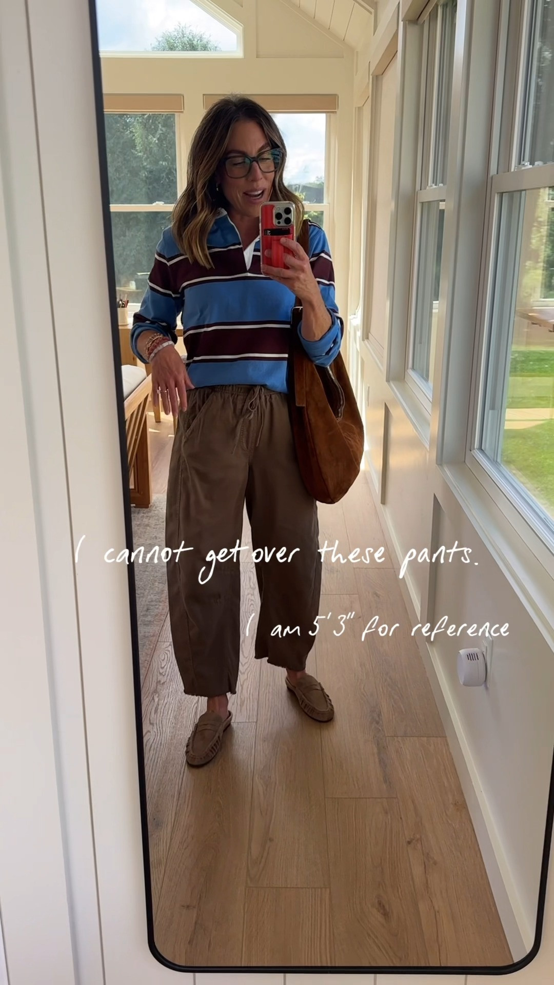 I have two rugby shirts I love - the own here - the Unisex Lands' End Rugby Shirt: Color: Blue/Burgundy Stripe - I have an xs but would've preferred a small. I also have one from Target that I absolutely love. The Target one fits TTS and I have an xs. The LE one is nicer, but more expensive. Both great shirts - just two different price points.
Pants: Size XS / Color Olive Green
Loafers are super comfy and fit TTS. **

#LTKgrwm #LTKootd #LTKOver40