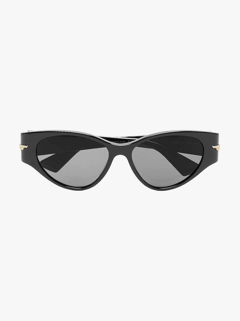 black Oval Cat Eye sunglasses | Browns Fashion