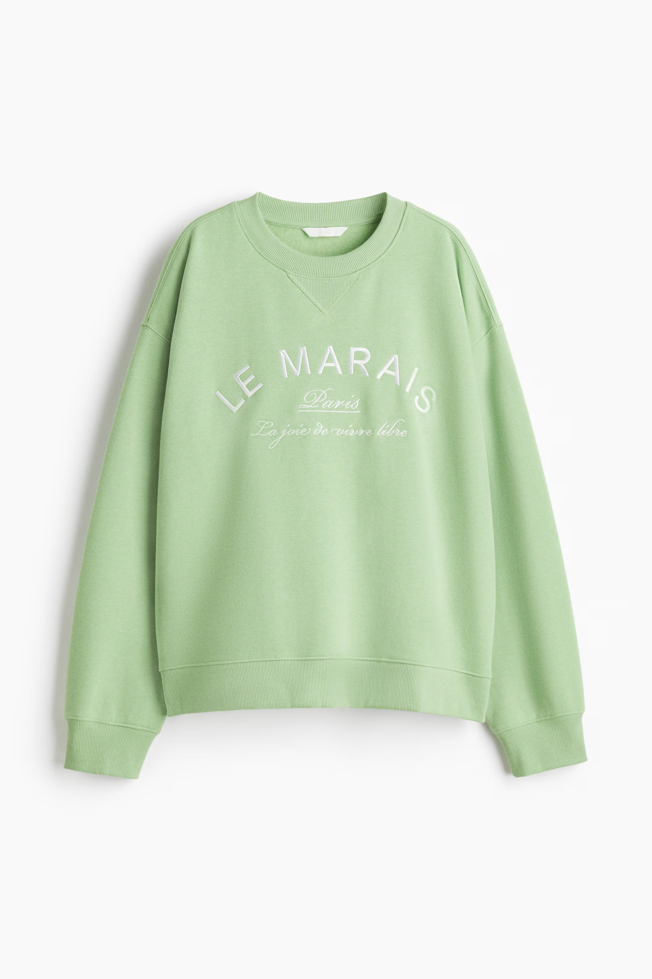 Text-motif sweatshirt | H&M (UK, MY, IN, SG, PH, TW, HK)