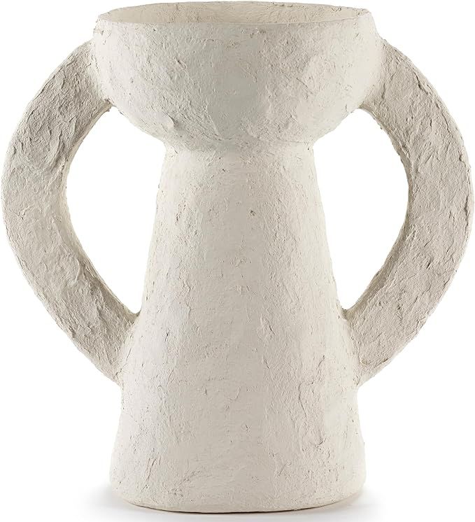 Decorative Vase with Handles | Earth interior accessories by Marie Michielssen | White Paper Mach... | Amazon (US)