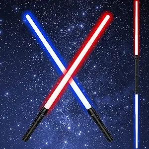 Light Saber, Light Sabers for Kids with FX Sound, 2 in 1 Expandable Light Swords Gift Set for Hal... | Amazon (US)