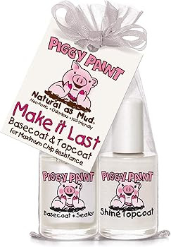 Piggy Paint | Girls Nail Polish | Cruelty-free, Vegan, & Low Odor for Kids | Make It Last (Baseco... | Amazon (US)