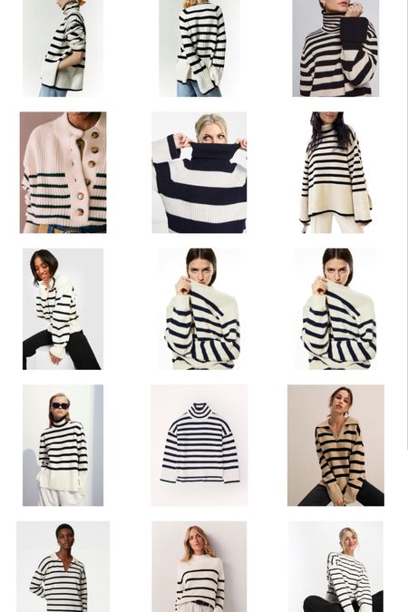 Stripe jumpers - stripe knitwear - striped knitwear - striped jumper - stripey jumper - rollneck - roll neck - turtle neck - turtleneck - rollnecks - autumn knit - knitwear - Hm - H&M - Hm knitwear - sezane - massimo dutti - abercrombie - mango knitwear - jumpers - fall fashion 

#LTKfindsunder50 #LTKstyletip #LTKfindsunder100