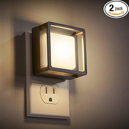LED Night Light, DORESshop Night Lights Plug Into Wall [2 Pack] with Dusk-to-Dawn Sensor, Dimmabl... | Amazon (US)