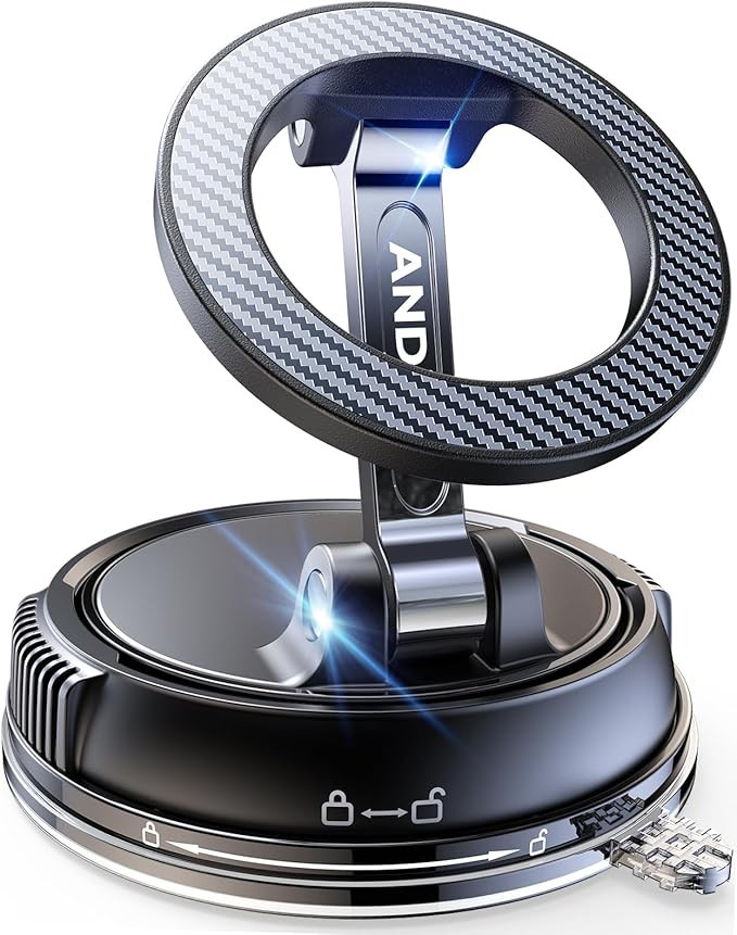 ANDERY Car Phone Holder for Magsafe [78+LBS Strongest Suction & 2400gf Magnetic] 360° Adjustable... | Amazon (US)