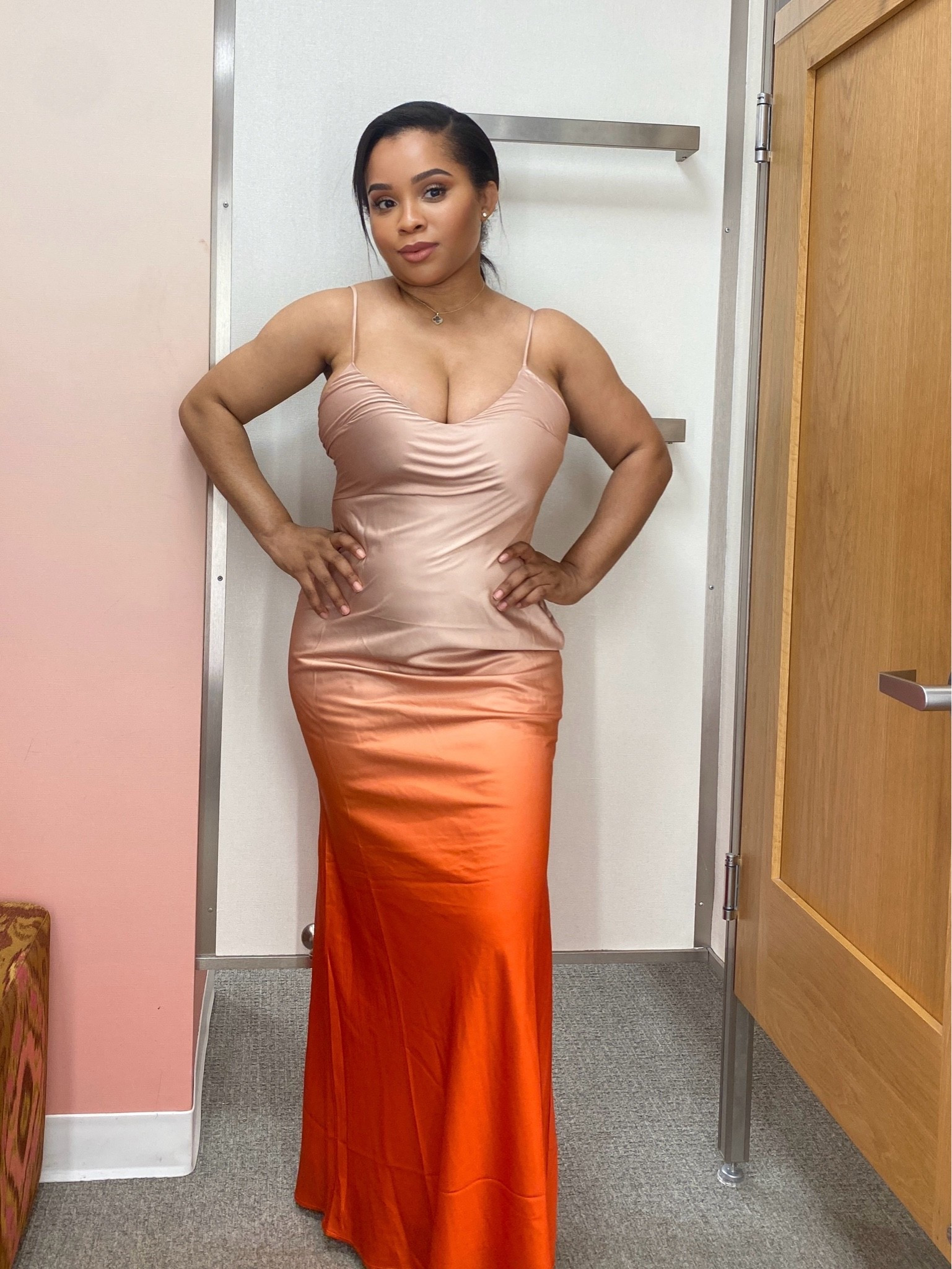 This Amaya Ombré Satin Slipdress by SNDYS from Nordstrom is absolutely EVERYTHING 💙✨ The dreamy ombré tones, luxe satin finish, and effortless silhouette make it the perfect statement dress for weddings, vacations, brunch, date nights, and summer events. 

If you are busty, size up and for my butsy ladies you wouldnt be able to wear a bra  underneath. I believe boob tape might work.

It’s elegant, feminine, and one of those pieces that instantly makes you look elevated with minimal effort. Just add heels and simple accessories for a chic luxury look 🤍 Trust me — this dress will turn heads everywhere you go. Shop now before sizes sell out!

#LTKStyle #NordstromStyle #SNDYS #SlipDress #SummerStyle #WeddingGuestDress #VacationOutfit #ElegantStyle #SatinDress #FashionInspo #LTKFinds #WomenFashion #ChicStyle #SummerWardrobe