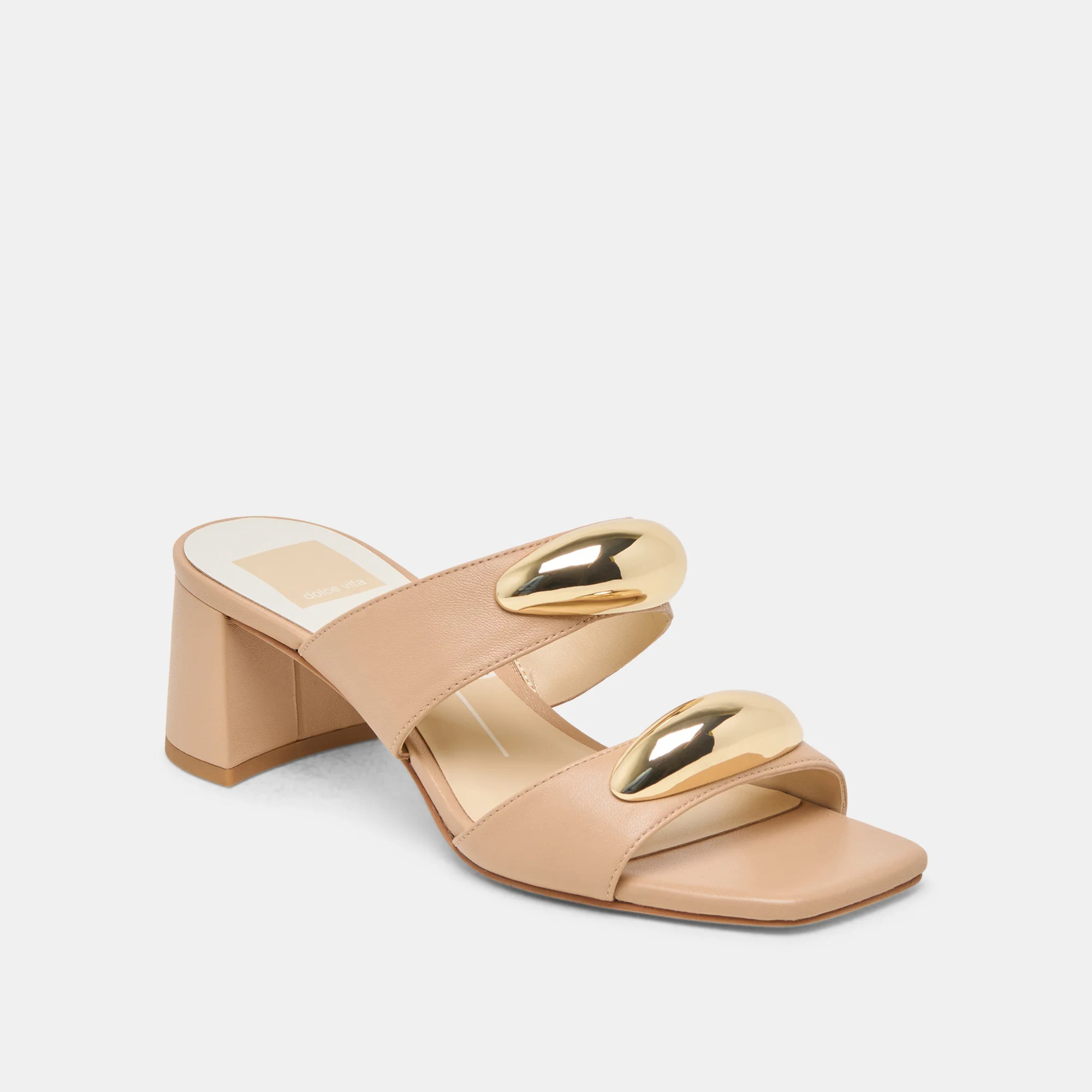 Barnet Light Tan Leather Heels | Dolce Vita | DolceVita.com