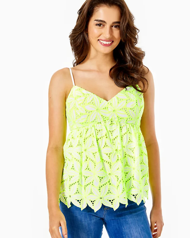 Mellie Eyelet Top | Lilly Pulitzer