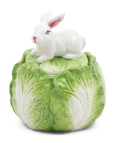 Cabbage Bunny Sugar Holder | TJ Maxx