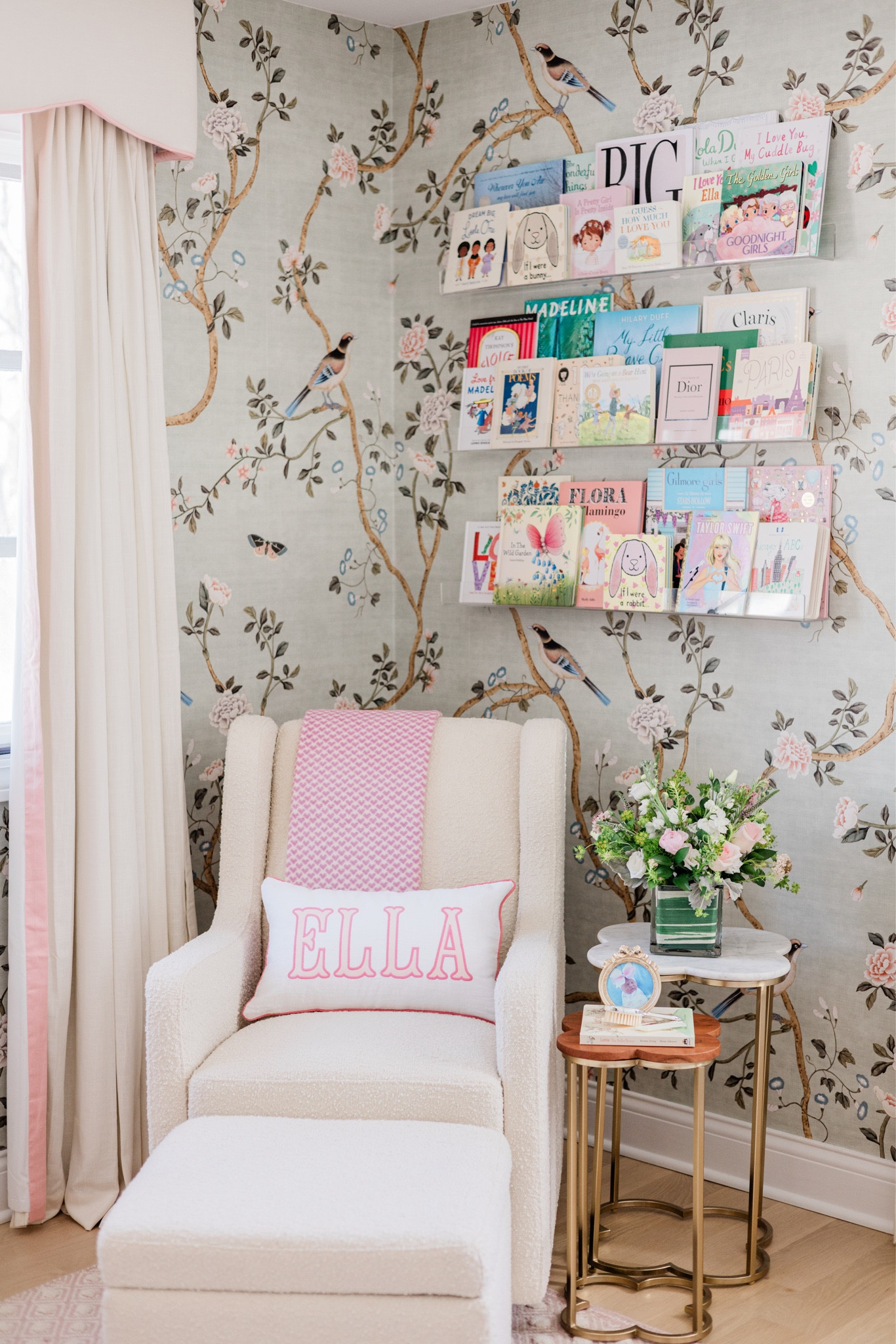 Girls nursery, nursery, pink, wallpaper

#LTKbaby #LTKhome #LTKfamily