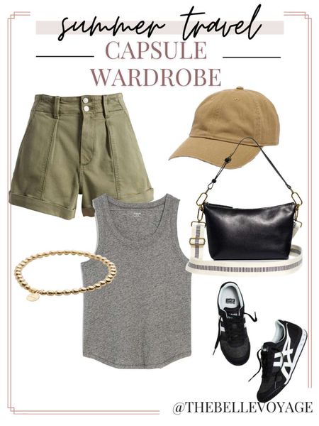 Summer vacation outfit | Travel outfit for summer | Summer packing list | What to wear on vacation 
Utility shorts
Onitsuka tiger

#LTKSeasonal #LTKstyletip #LTKtravel