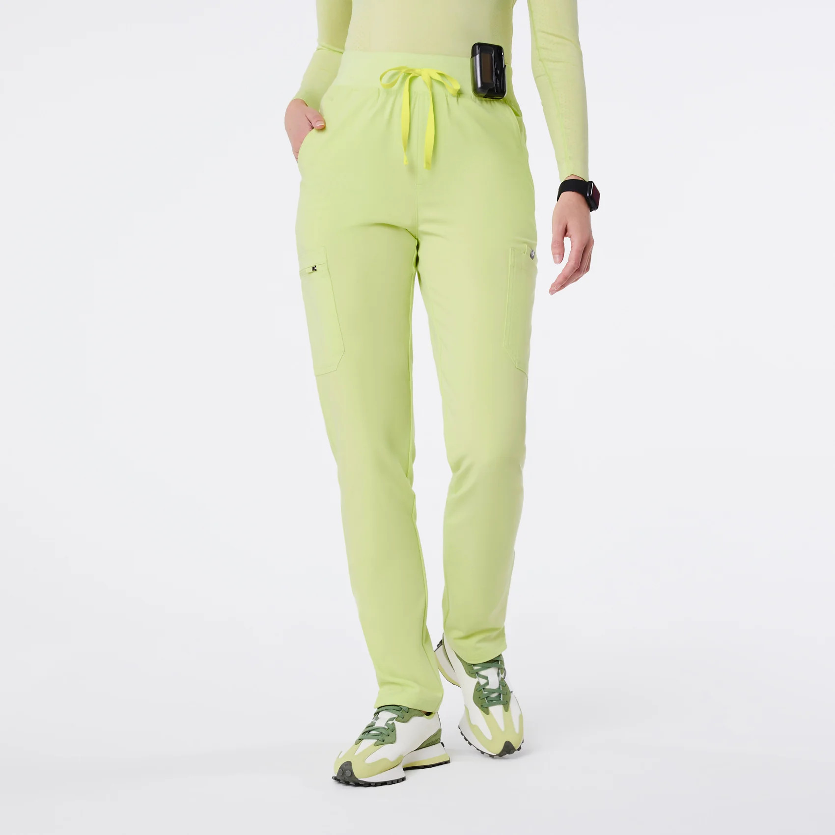 Women’s High Waisted Yola Skinny Scrub Pants™ - Sea Mist · FIGS | FIGS