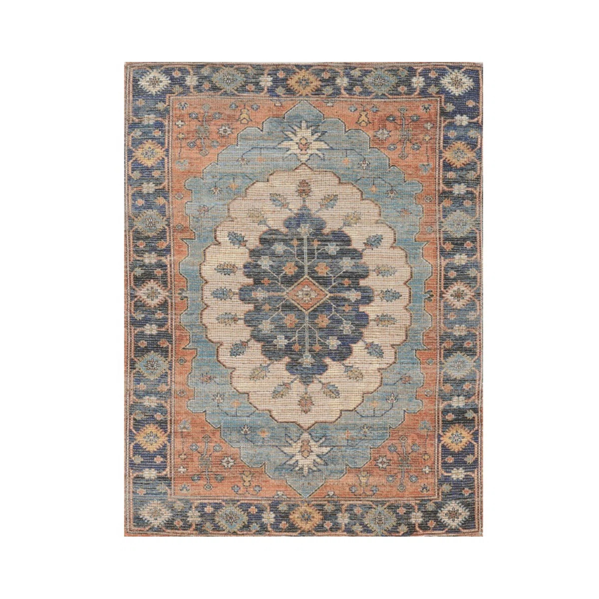 Bayou Breeze Chaudhary Rectangle Geometric Machine Woven Rectangle 8'6" x 11'6" Jute Area Rug in ... | Wayfair North America