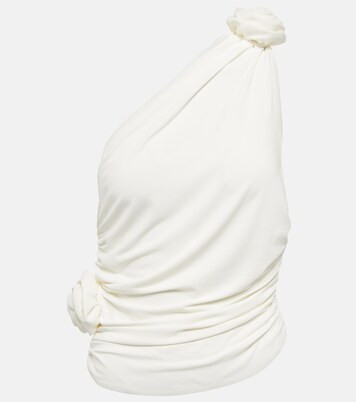 Floral appliquéd one-shoulder top | Mytheresa (US/CA)