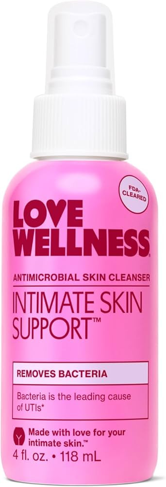 Love Wellness Intimate Skin Support I UTI Prevention and Cleanser Spray I Odor Removal & Itch Rel... | Amazon (US)