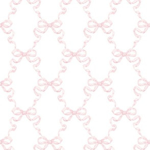 242Small Hannah Ribbon Trellis Pink on White Wallpaper bydanika_herrick | Spoonflower