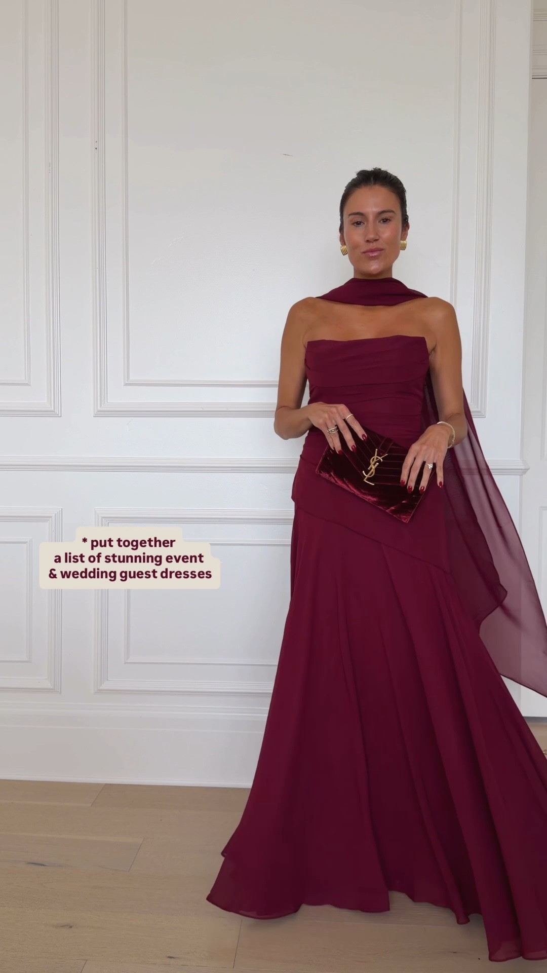 Wearing a size 4 in this stunning burgundy dress with a scarf. 

Wedding guest dress, bridesmaids dress, event dress, holiday dress, Amazon dress, dress under $100

#LTKgrwm #LTKWedding #LTKSaleAlert