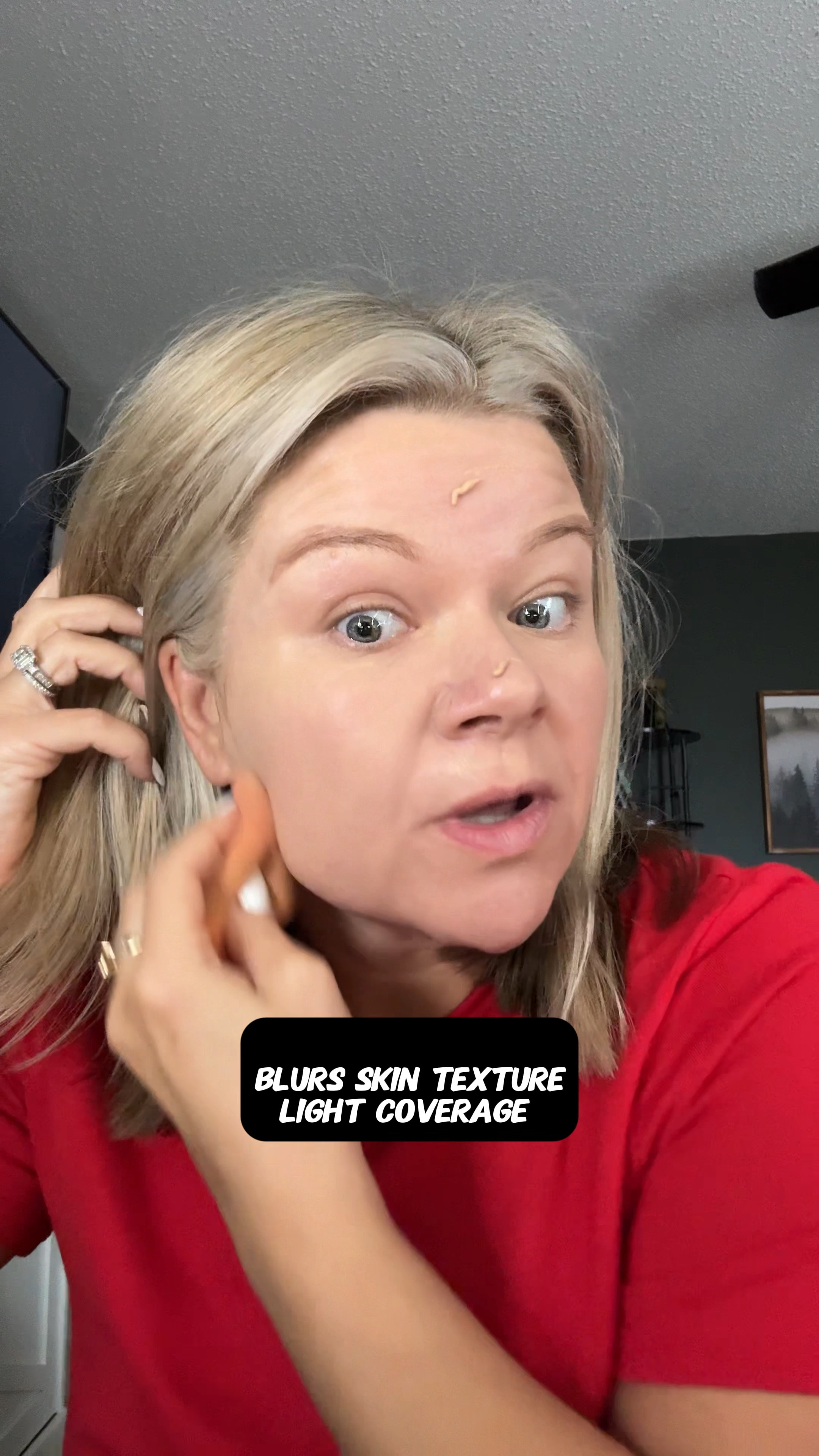 This Doll10 liquid filter foundation is perfect for aging skin. It is packed with skincare ingredients and gives a light coverage that does not settle in lines and creases .

#LTKBeauty #LTKFindsUnder50 #LTKOver40