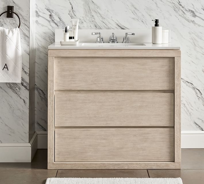 Cayman 36" Single Sink Vanity | Pottery Barn (US)