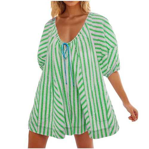 Generic People Free Dupes/Lookalikes,People Free Doop,People Free Romper Dress,People Free Dupe,People Free Movement,People Free Rompers,Y2K Babydoll Rompers Prime Deals of the Day Today Only, Green | Amazon (US)