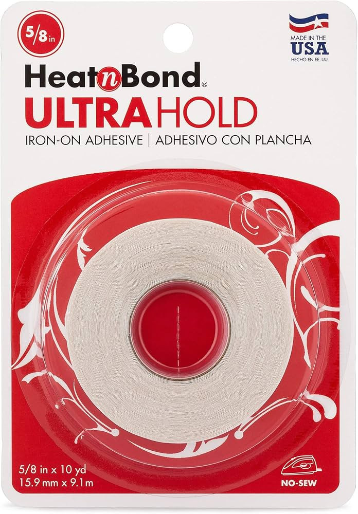 HeatnBond UltraHold Iron-On Adhesive, 5/8 Inch x 10 Yards | Amazon (US)