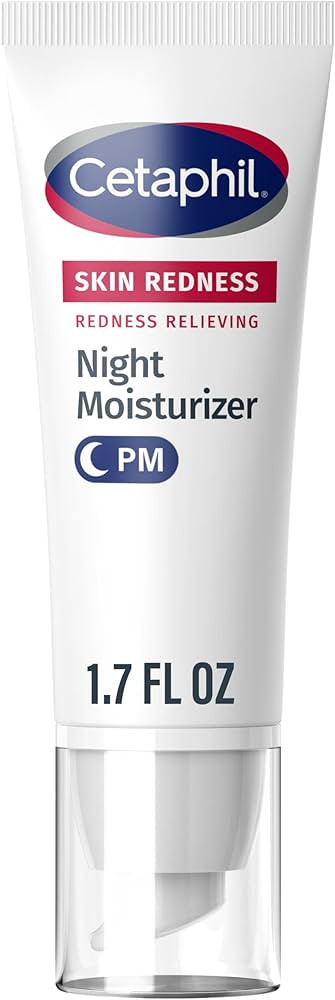Cetaphil Night Cream, Redness Relieving Night Moisturizer for Face, 1.7 fl oz, For Dry, Redness-P... | Amazon (US)