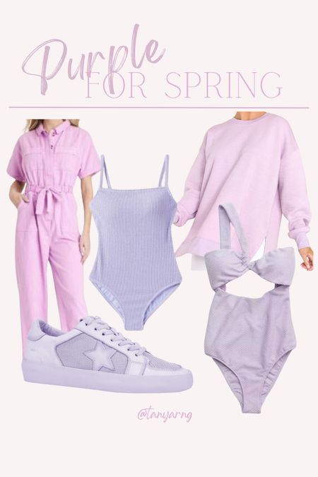 Purple fashion for spring 

#LTKswim #LTKsalealert #LTKunder50