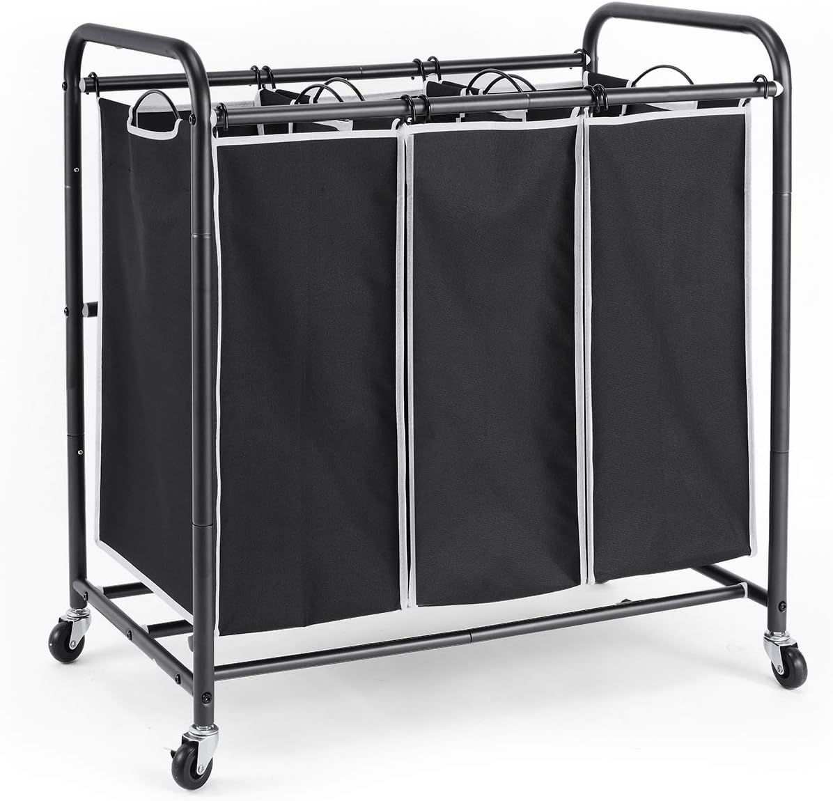 ROMOON Laundry Sorter, 3 Bag Laundry Hamper Sorter with Rolling Heavy Duty Casters, Laundry Organ... | Amazon (US)