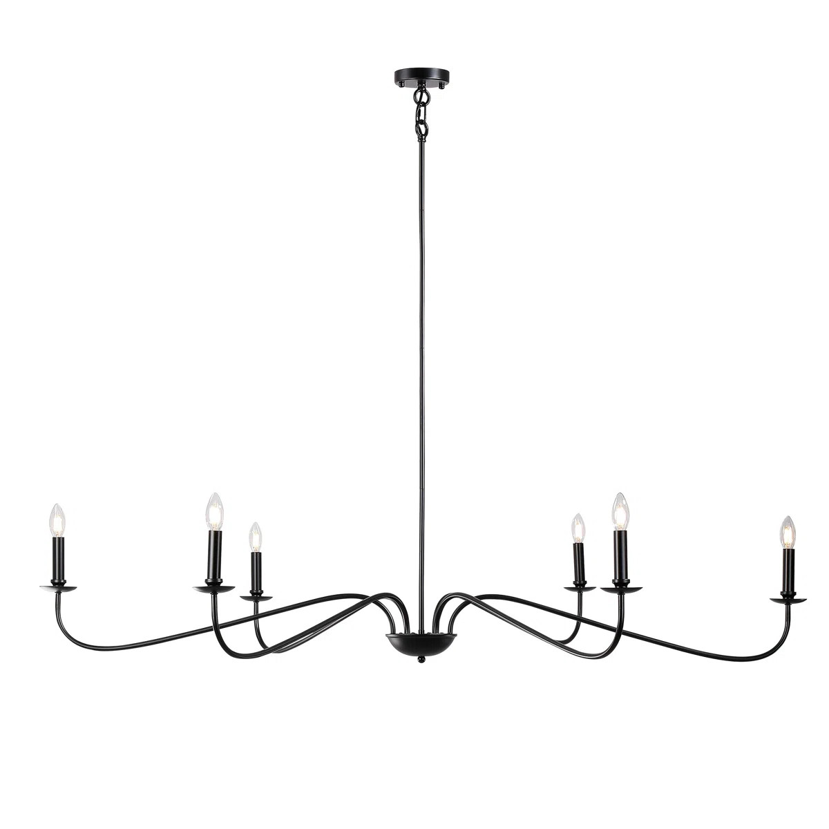 Emaani 6-Light Candle Chandeliers Oversize 64-Inch Large French Chic Style | Wayfair North America