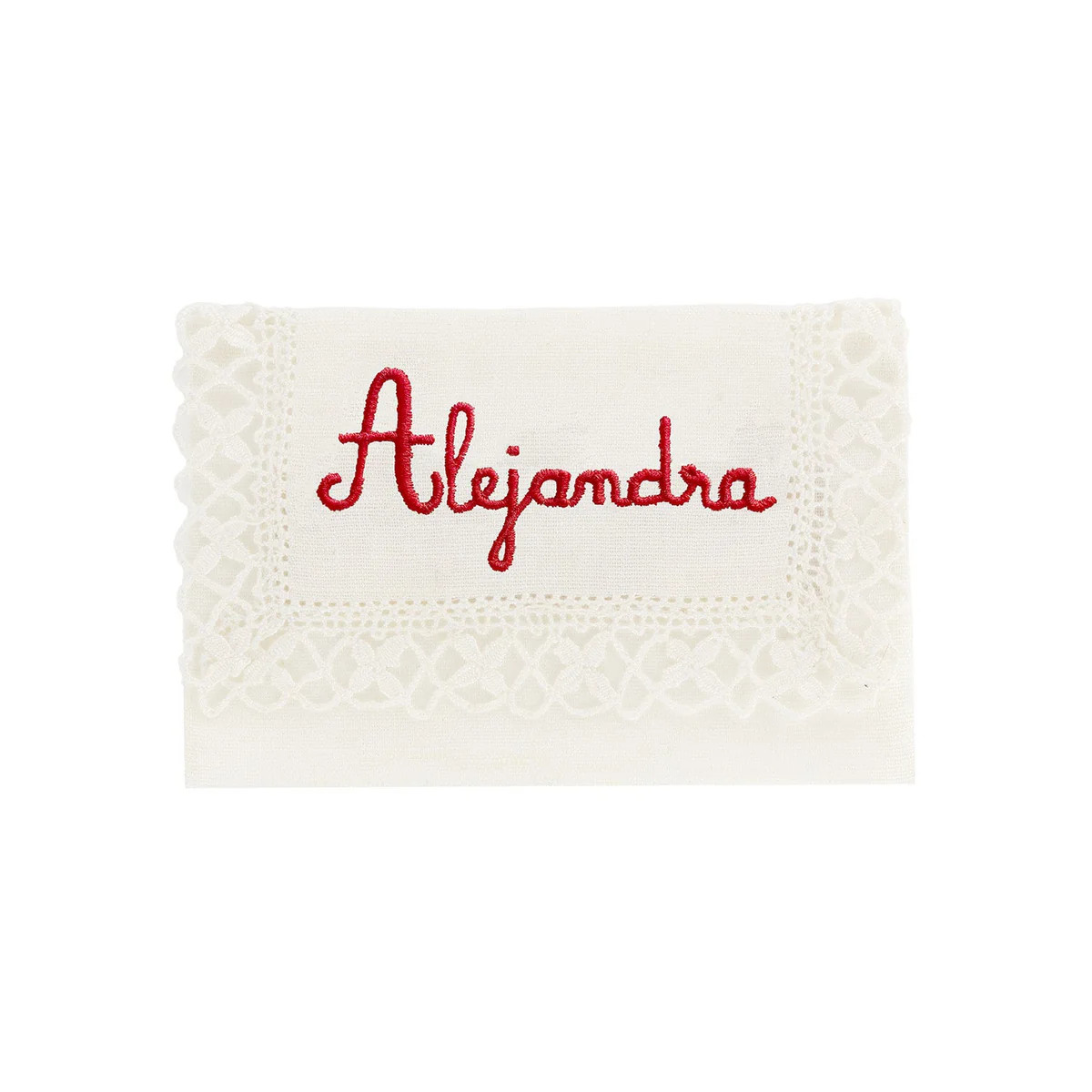 "Camarinas" Jewel Pouch in Red | Over The Moon