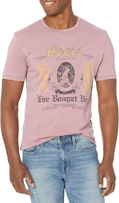 Lucky Brand Men's Coors Vintage Graphic Tee | Amazon (US)