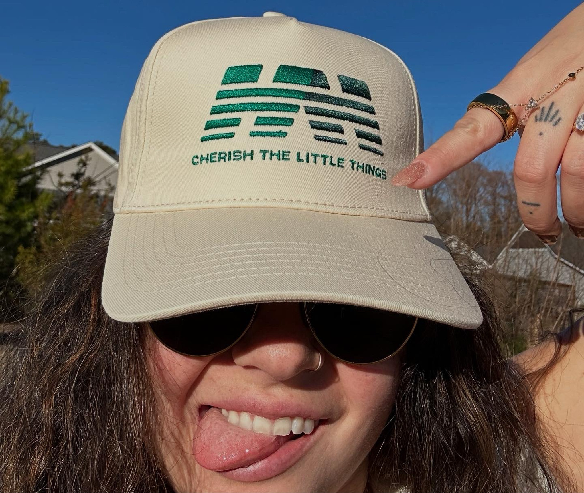 Dope hats!  Cherish the little things - who wouldn’t want one?!

Code - NATALIEWHITLARK  gives you money off 



#LTKFitness #LTKActive #LTKFindsUnder50